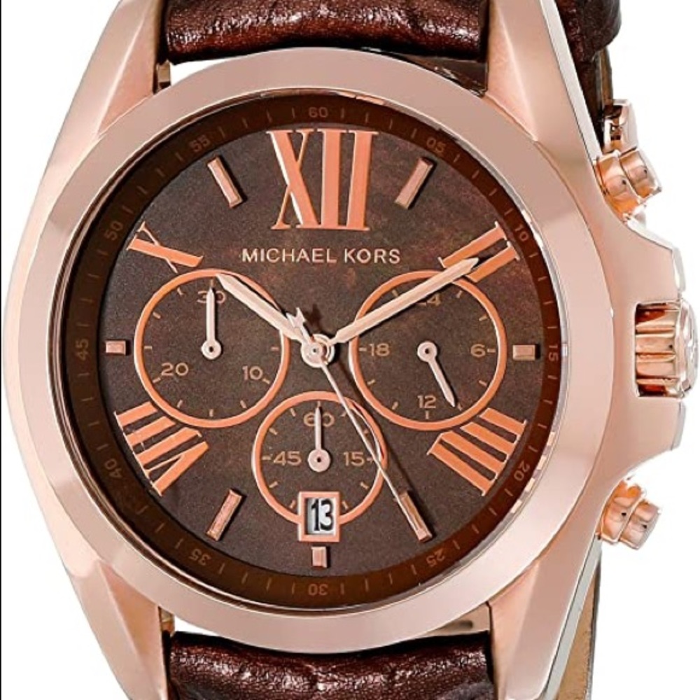 Michael Kors Women's MK5551 Brown Leather
